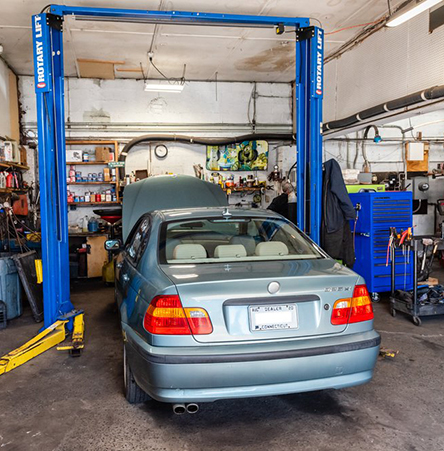 BMW getting maintenance